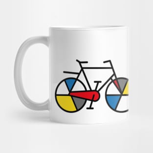 2 WHEELS and a nod to Mondriaan Mug